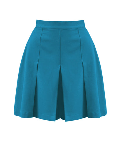 1930s Pleated Shorts - Teal
