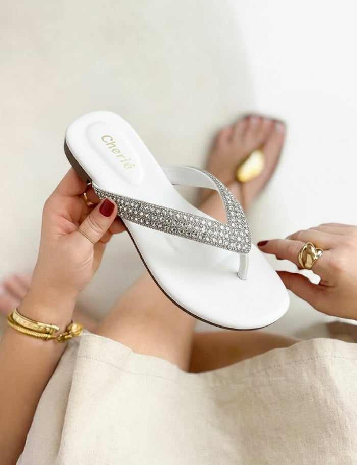 White Slippers for Women