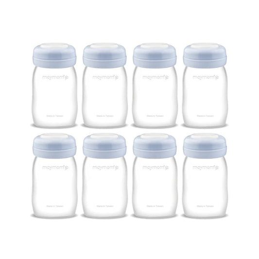 Wide Neck Breastmilk Collection n Storage Bottle 160ml, 9 pce - PramFox Singapore